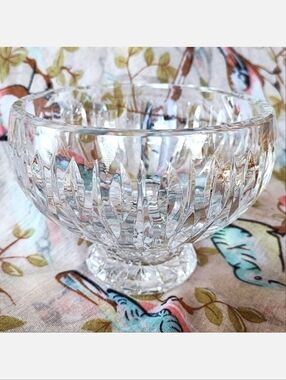 Waterford Signed Marquis Kirin Pattern Crystal Center Piece Pedestal Bowl MINT